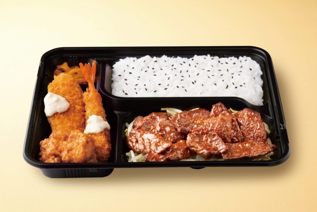 オリジン「Dx牛ハラミ焼肉弁当 にんにく黒胡椒だれ」