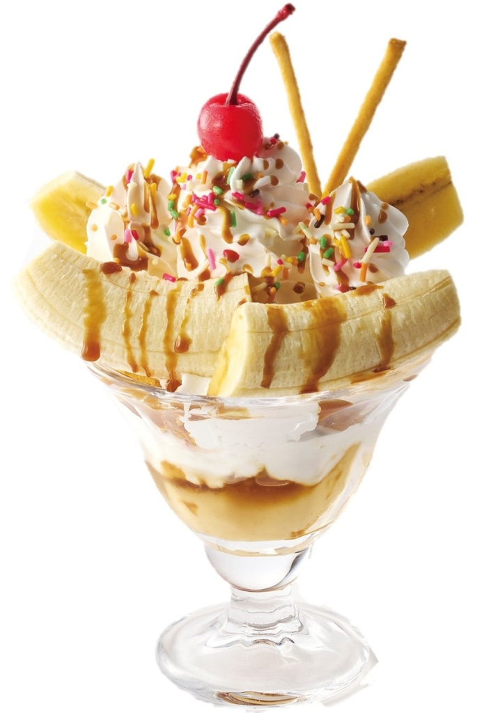 ジョナサン「ホーキーポーキー&甘熟王バナナのバナナスプリット」