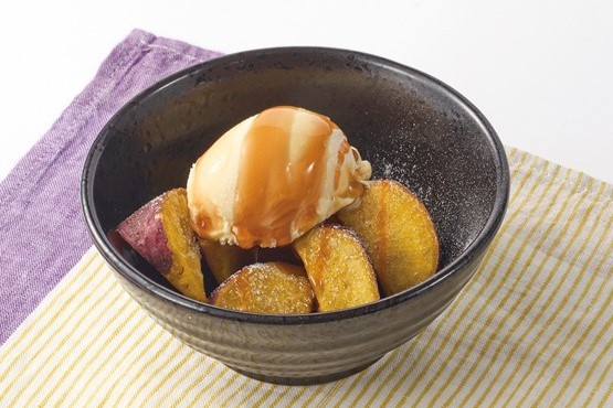 ジョナサン「あったか焼きいもとひんやりバニラアイス」