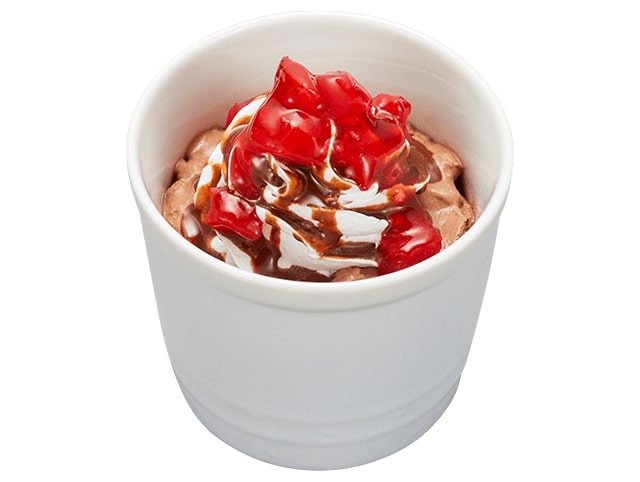 かっぱ寿司「濃厚チョコレートムース~ストロベリーソース~」