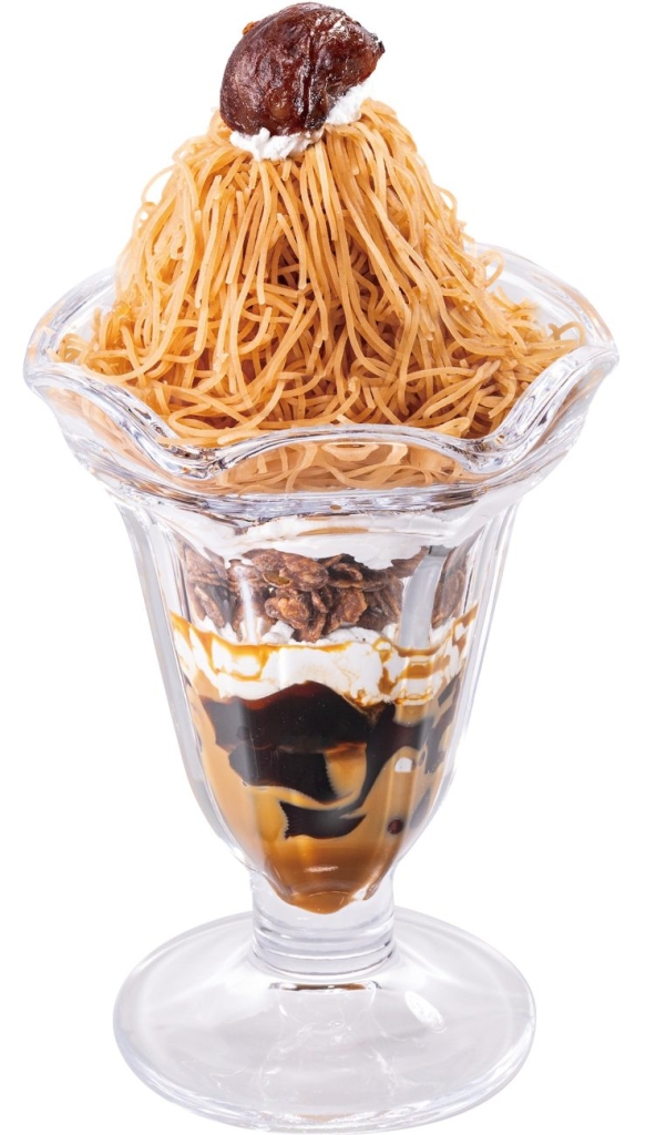 ジョリーパスタ「しぼりたてモンブランパフェ」