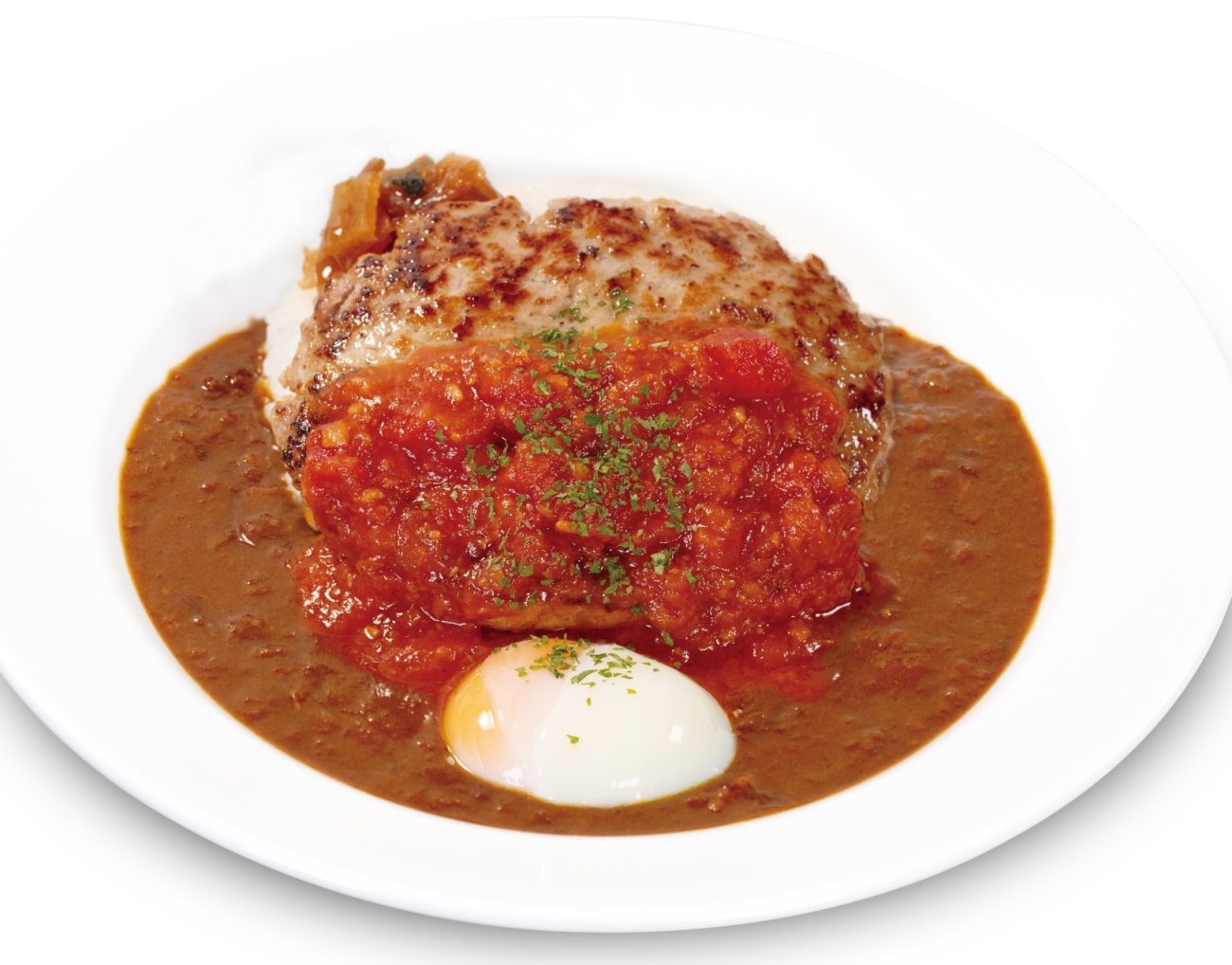 松屋「うまトマハンバーグ創業ビーフカレー」