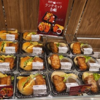 インストアベーカリーのランチセット