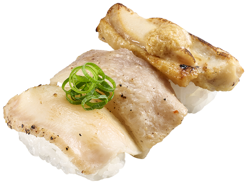 スシロー「肉3貫盛り」