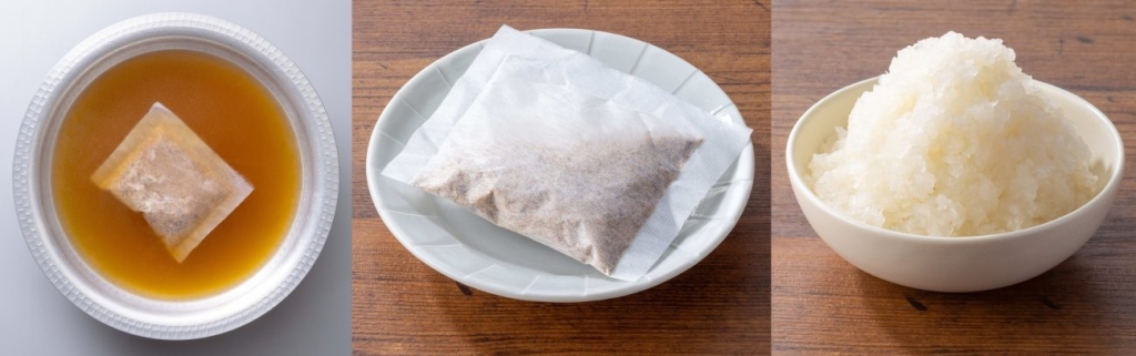 「鰹節香る和風みぞれだし」鰹だしパック&みぞれおろし付き