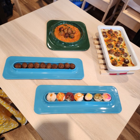 イケア 料理と食事プレスイベント 料理と食器のアレンジ例