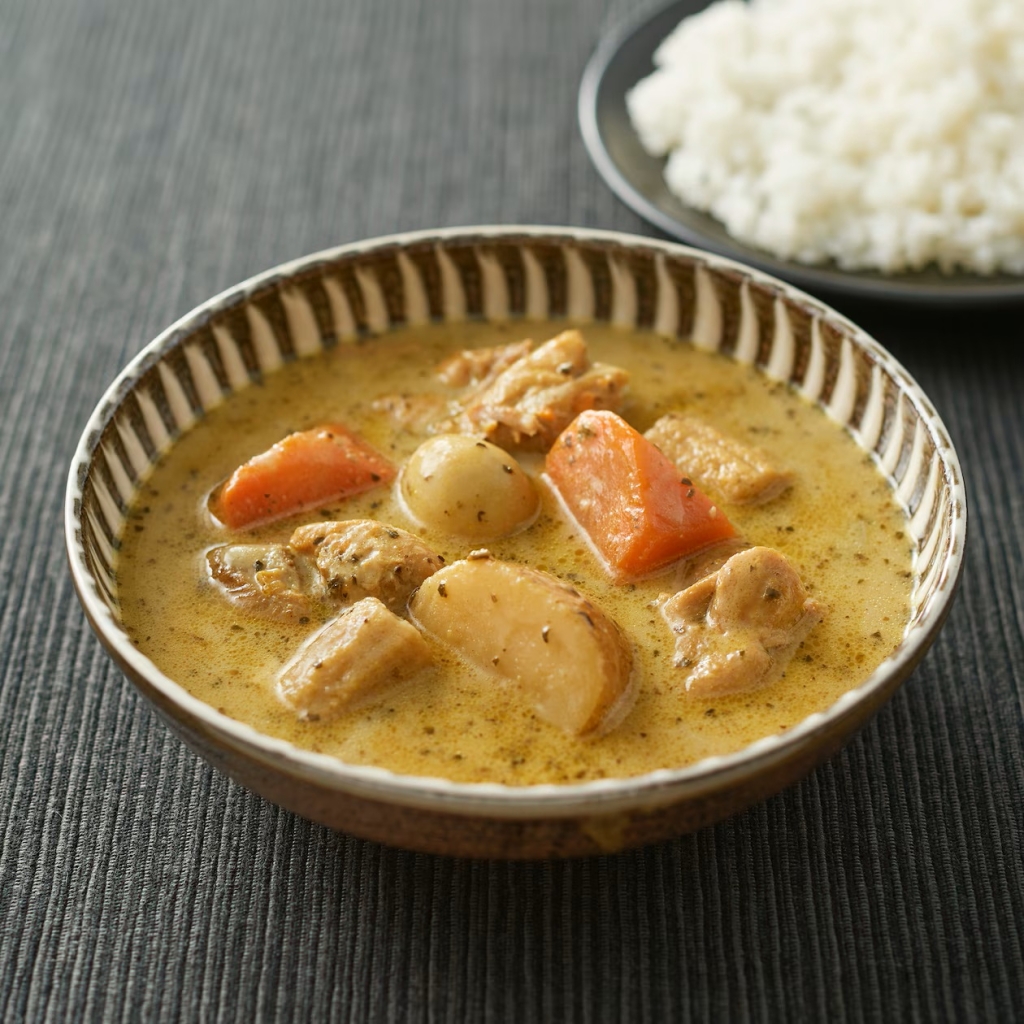 無印良品「素材を生かした とんこつと和風だしのクリーミースープカレー」