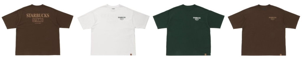 STARBUCKS STAND by BEAMS LOGO Tシャツ