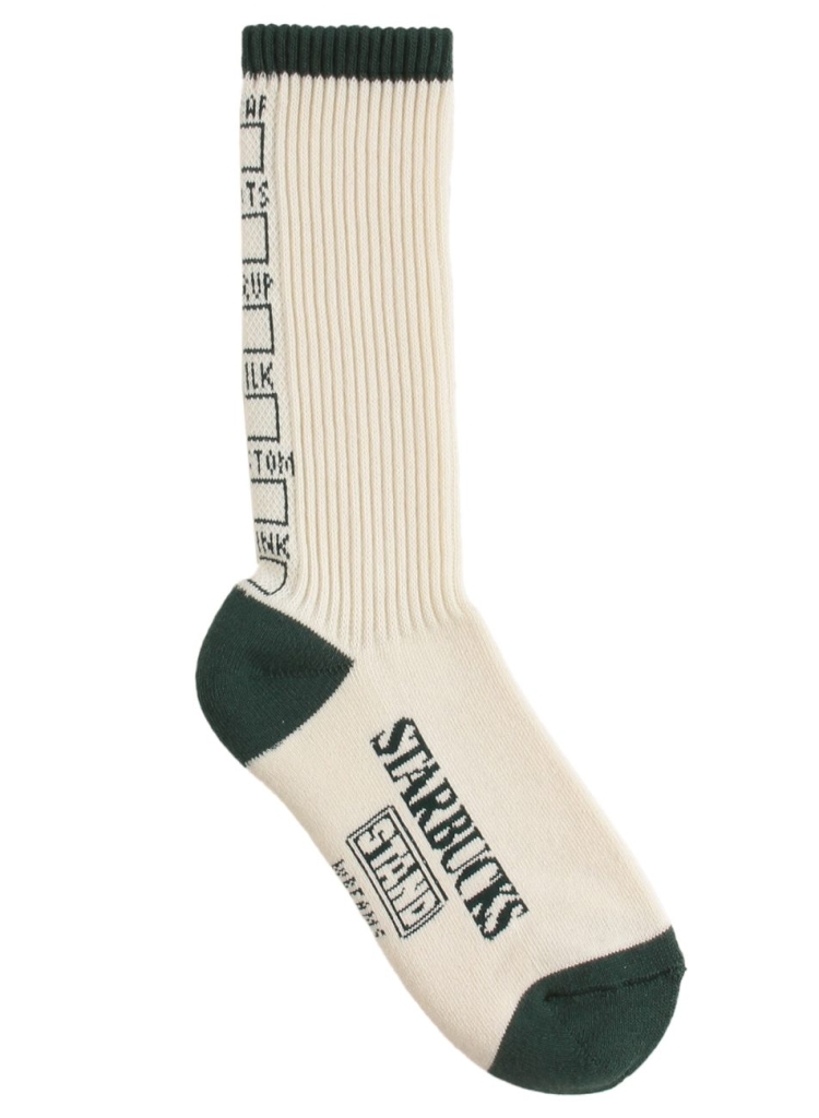 STARBUCKS STAND by BEAMS DRINK-ID ソックス