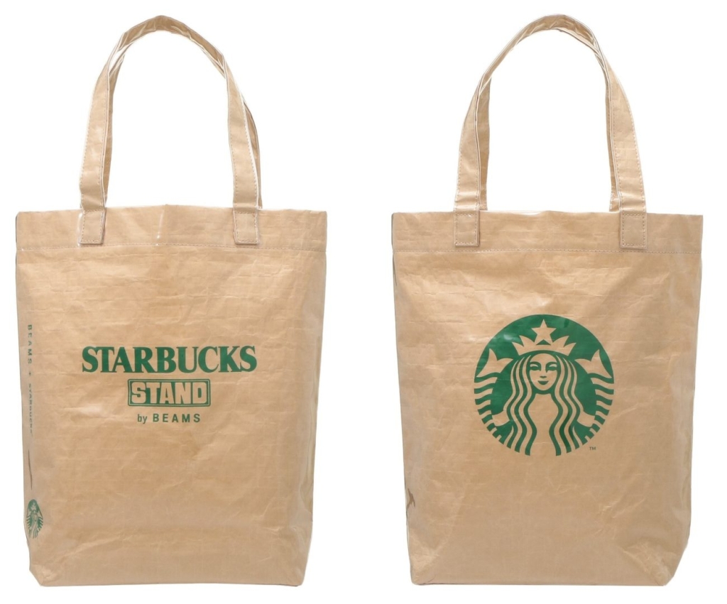 STARBUCKS STAND by BEAMS LOGO PVC ショッパートート