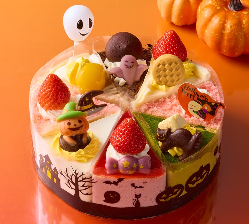 シャトレーゼ「ハロウィン アソートデコレーション17cm」