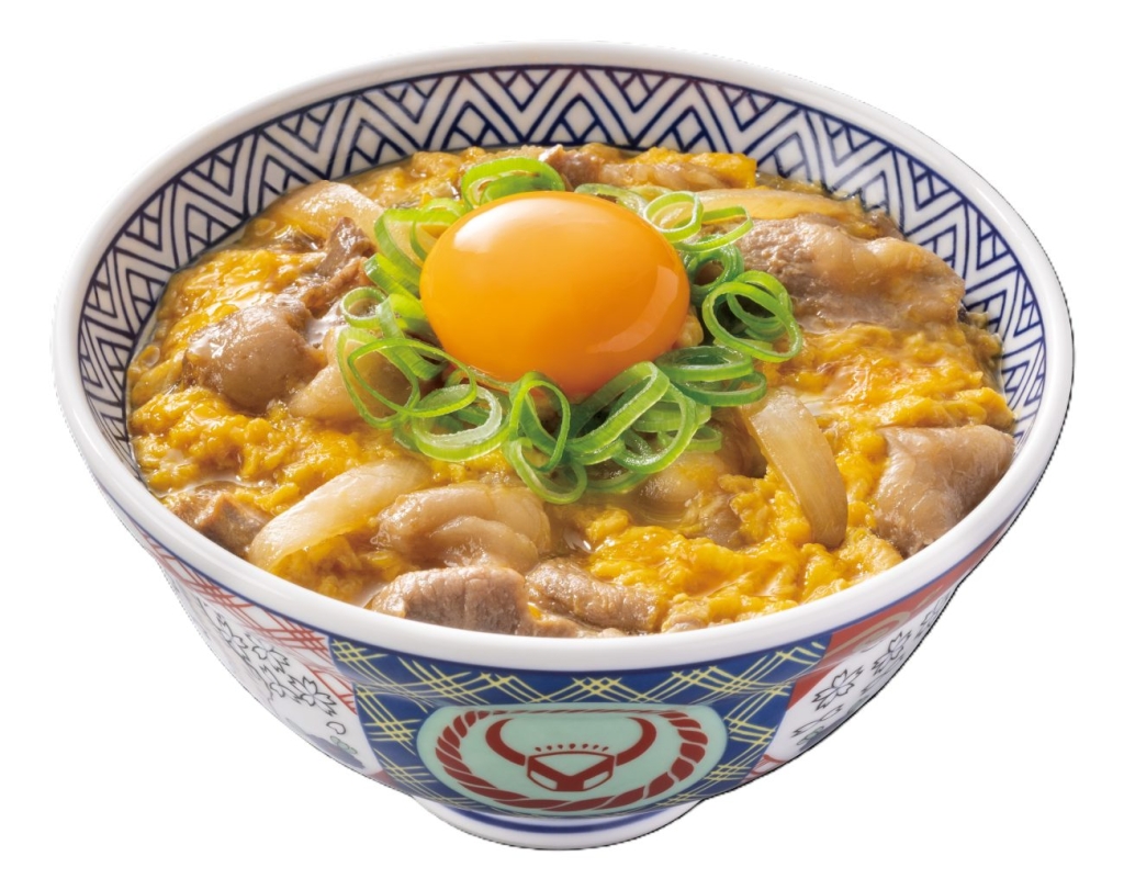 吉野家「月見牛とじ丼」