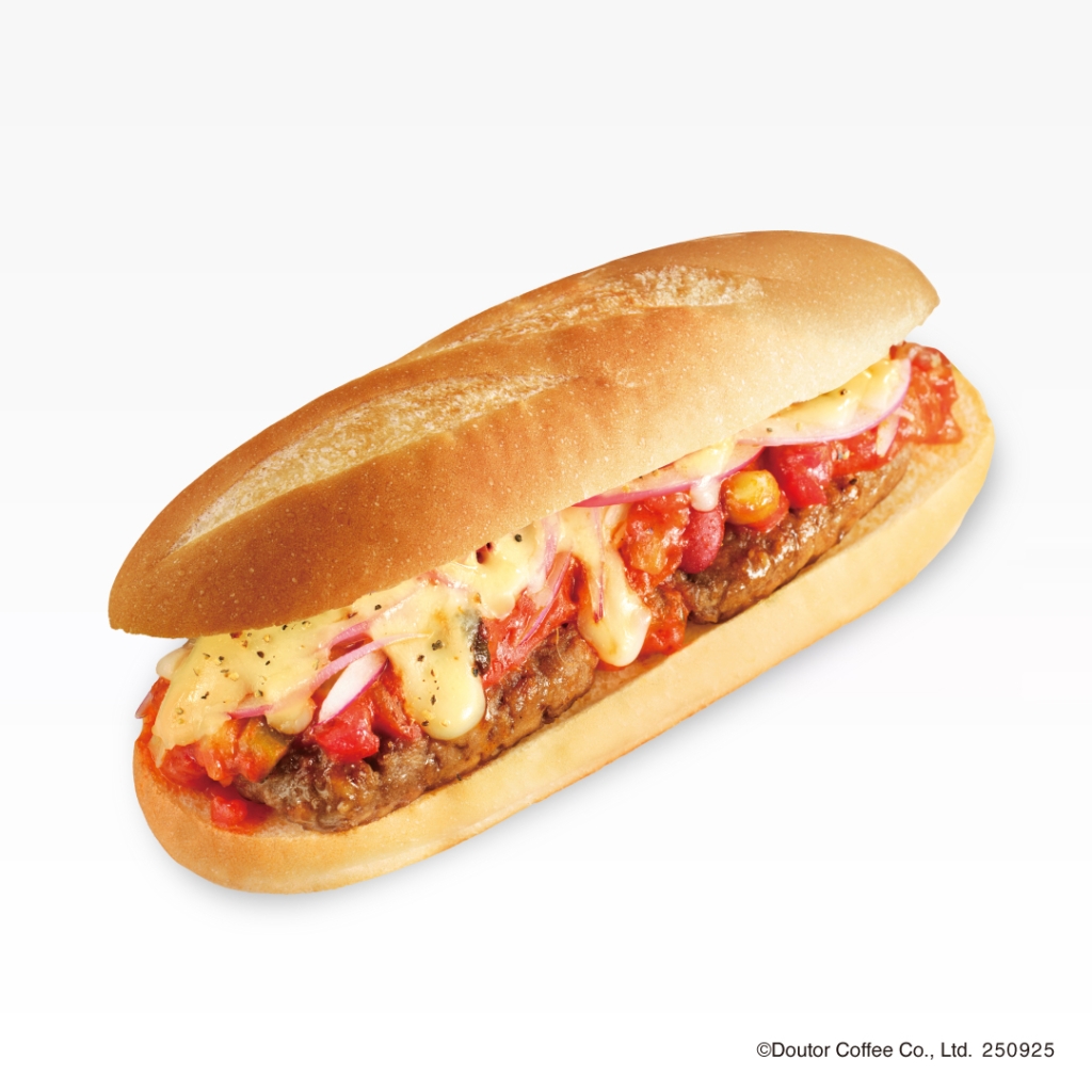 ドトール「ホットサンド 大豆のミート ～チーズ&トマト～」