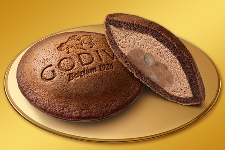 ローソン「Uchi Cafe×GODIVA どらもっち ショコラマロン」