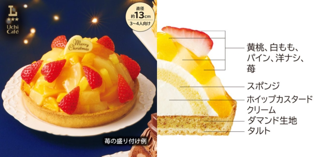 ローソン「フルーツタルト 4号」