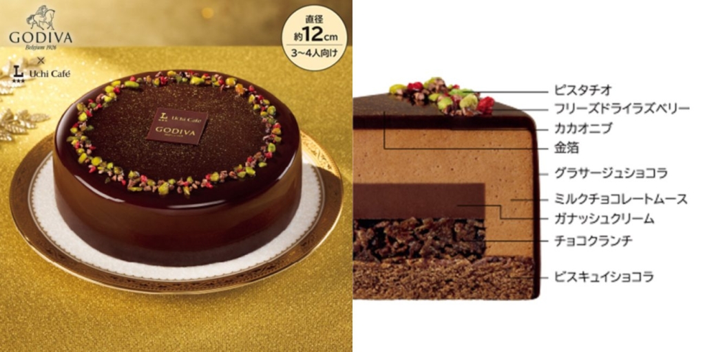 ローソン「Uchi Café×GODIVA ショコラノエル 4号」