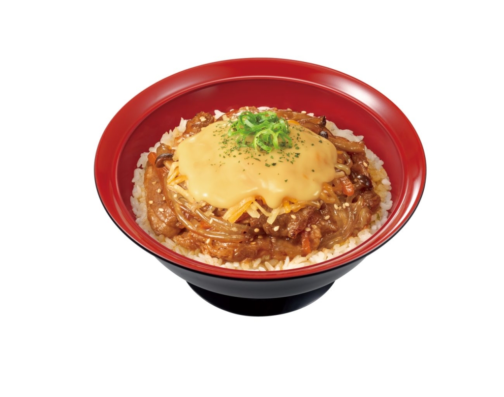 すき家「とろ～り3種のチーズプルコギ牛カルビ焼肉丼」