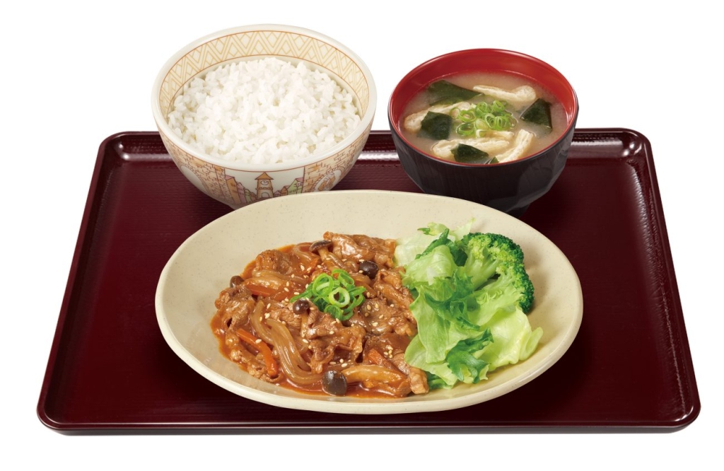 すき家「プルコギ牛カルビ焼肉定食」