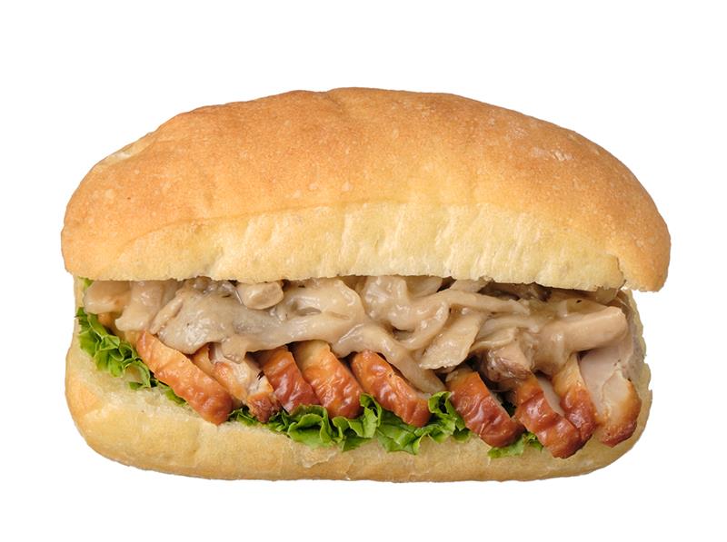 セブン‐イレブン「チャバタ 2種きのことグリルチキン」セブン‐イレブン「チャバタ 2種きのことグリルチキン」