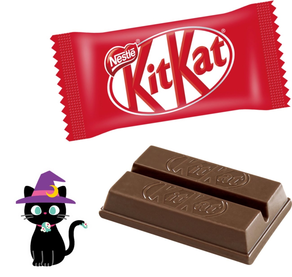 ハロウィン当日はキットカットを配布