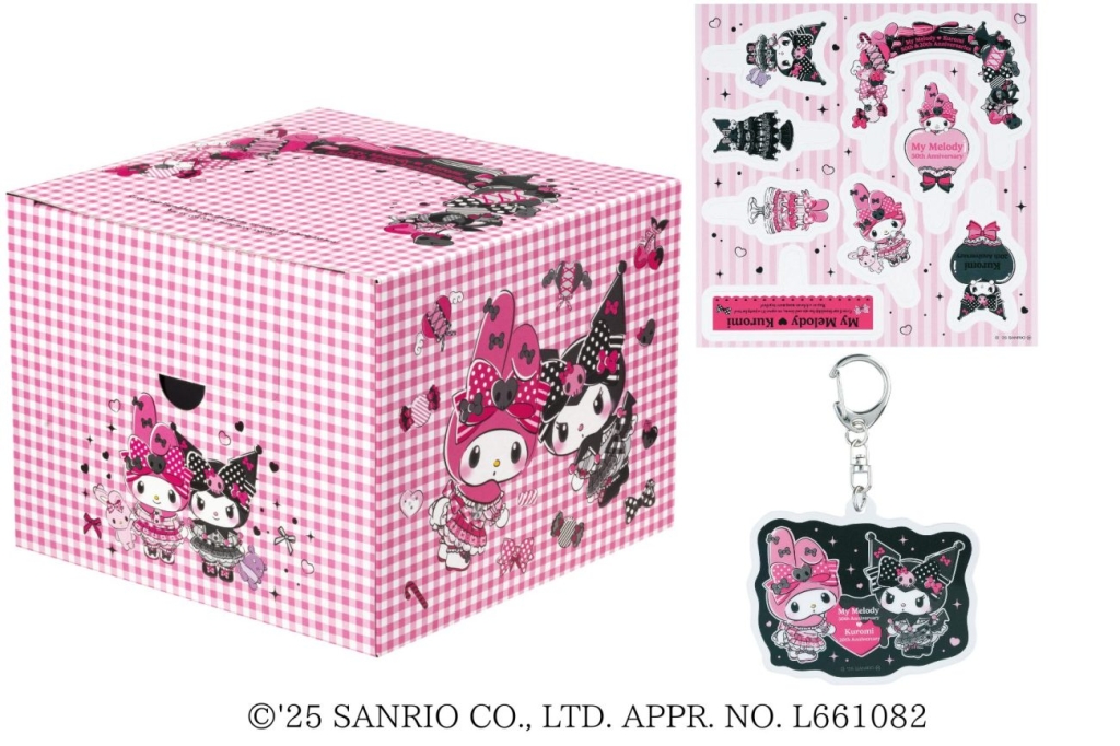 セブン‐イレブン マイメロディ&クロミのオリジナルピックシート・アクリルチャーム・BOX