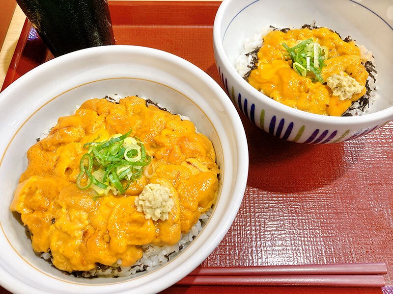 なか卯「ウニ丼」/なか卯公式Xアカウント(@nakau_info)より