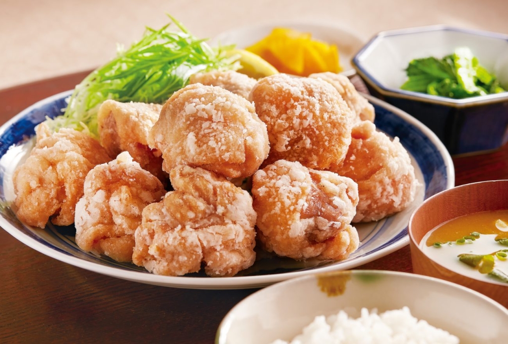 ジョイフル「倍盛りジョイフル塩唐揚げ定食」