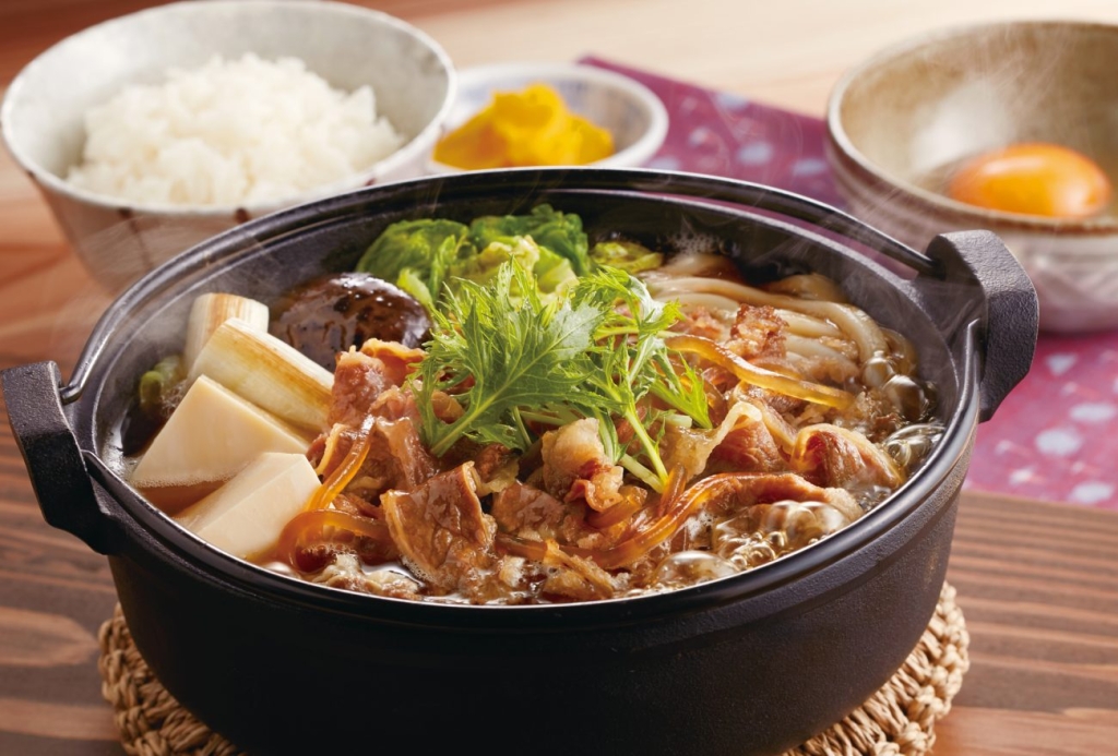 ジョイフル「肉増し!すき焼き鍋定食」