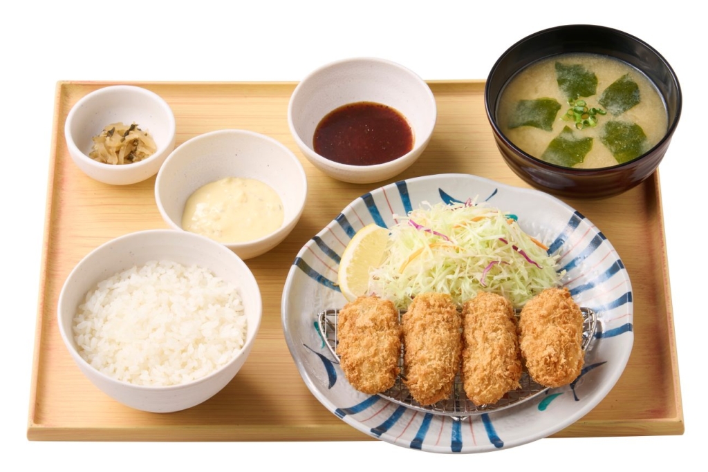 かきフライ定食(4個)