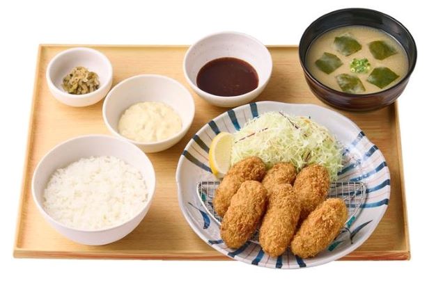 かきフライ定食(6個) 1,390円