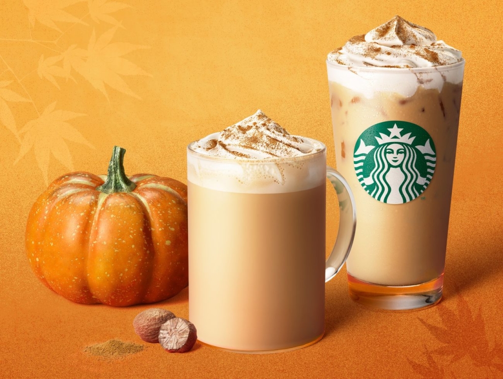 スターバックスコーヒー「パンプキンスパイスラテ」