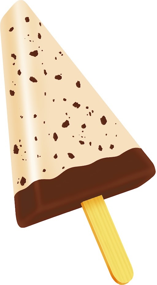 「チョコ&バニラバー」バニラ味
