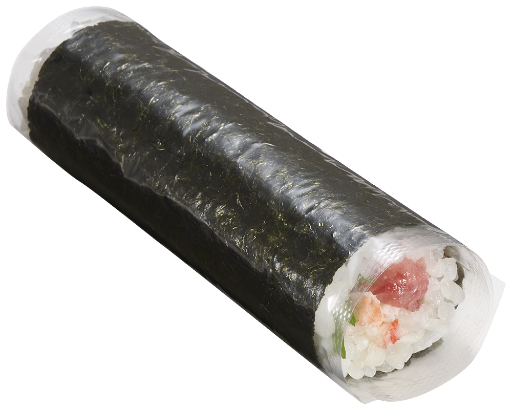 スシロー「本ずわい蟹と天然鮪ねぎとろ手巻」