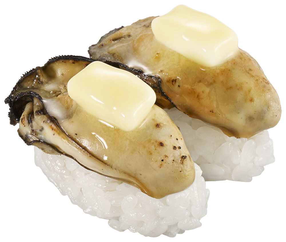 スシロー「炙り牡蠣バター醤油」