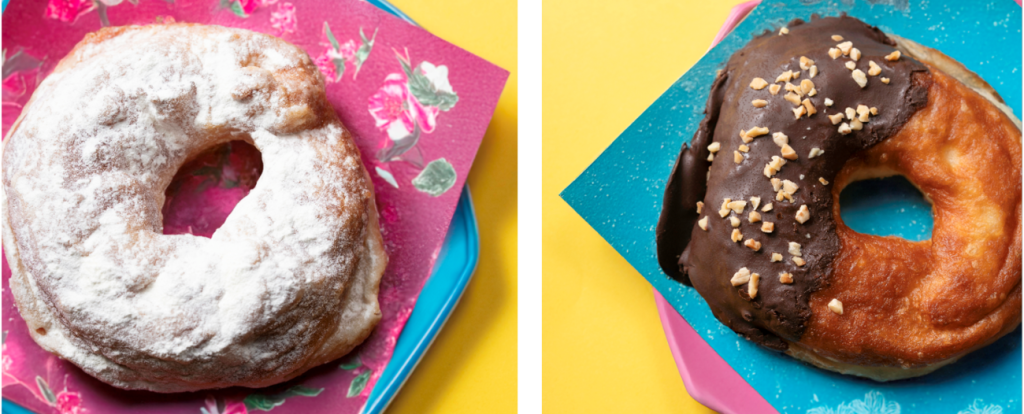 成城石井「成城石井 BAKERYサクふわ!ミルクシュガーの台湾風ドーナツ/クーベルチュールチョコの台湾風ドーナツ」