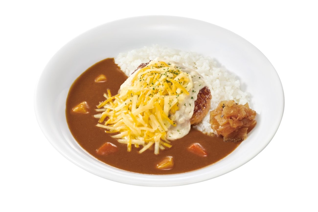 チーズ×チーズインハンバーグカレー