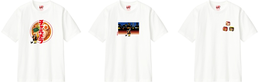 明星食品×ユニクロ オリジナルTシャツ イメージ