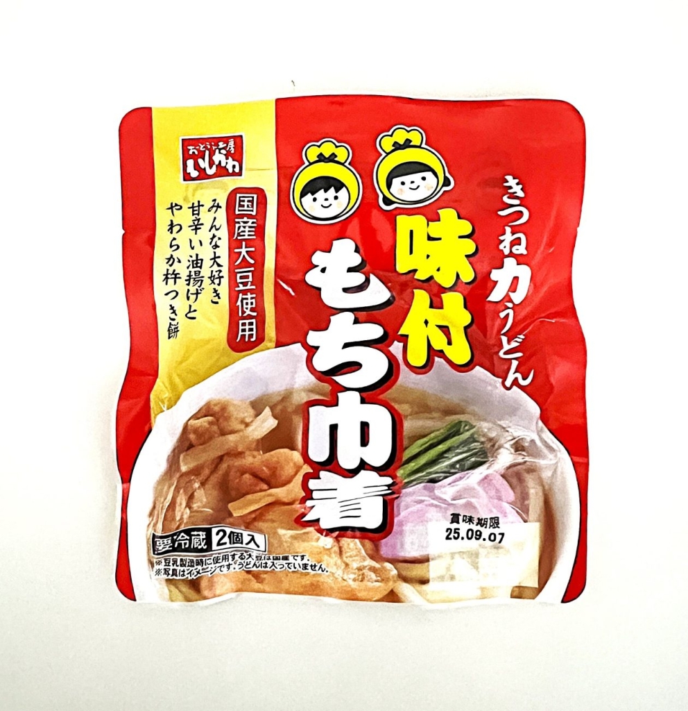 きつね力うどん 味付もち巾着