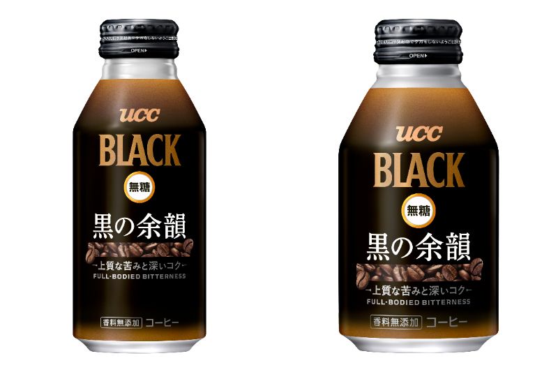 「UCC BLACK無糖 黒の余韻 リキャップ缶」275g/375g