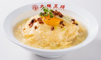 大阪王将「たまごまみれの親子天津飯」