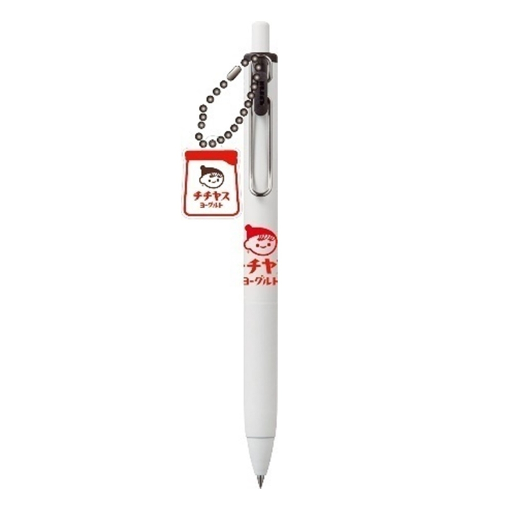 「チー坊チャーム付きボールペン(黒・0.38mm)」