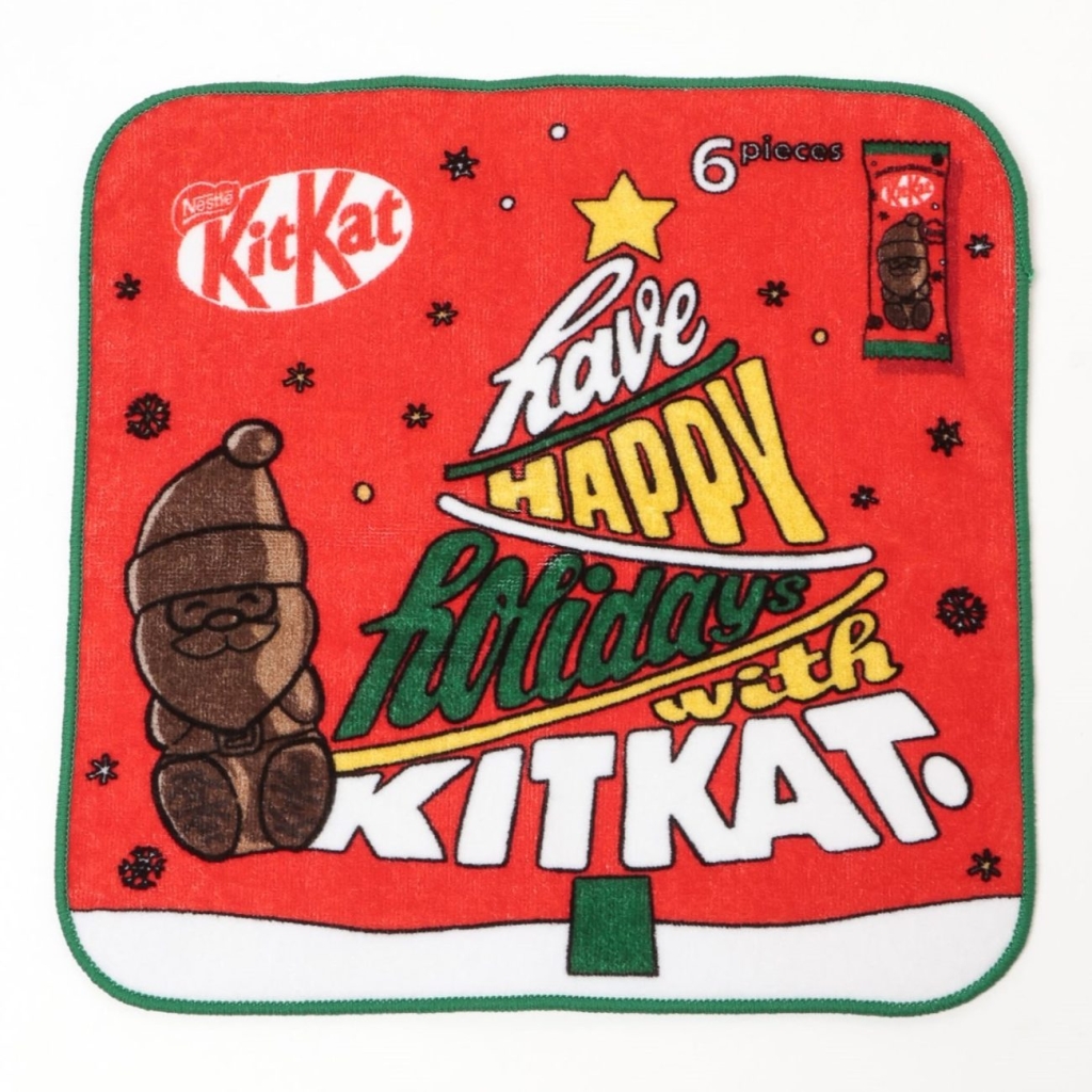 キットカット ホリデイサンタタオルハンカチ