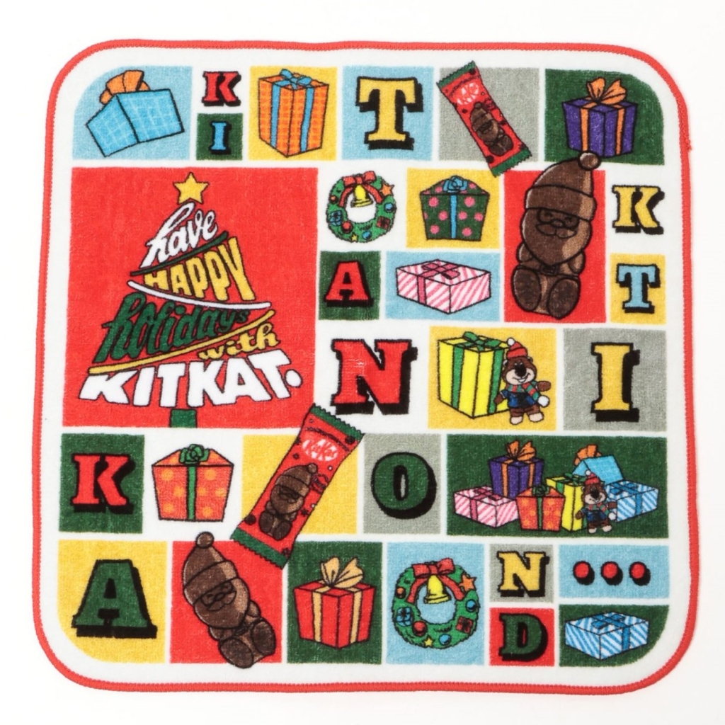キットカット ホリデイサンタタオルハンカチ
