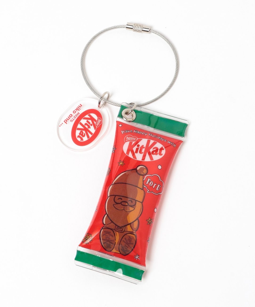 キットカット ホリデイサンタパッケージキーホルダー