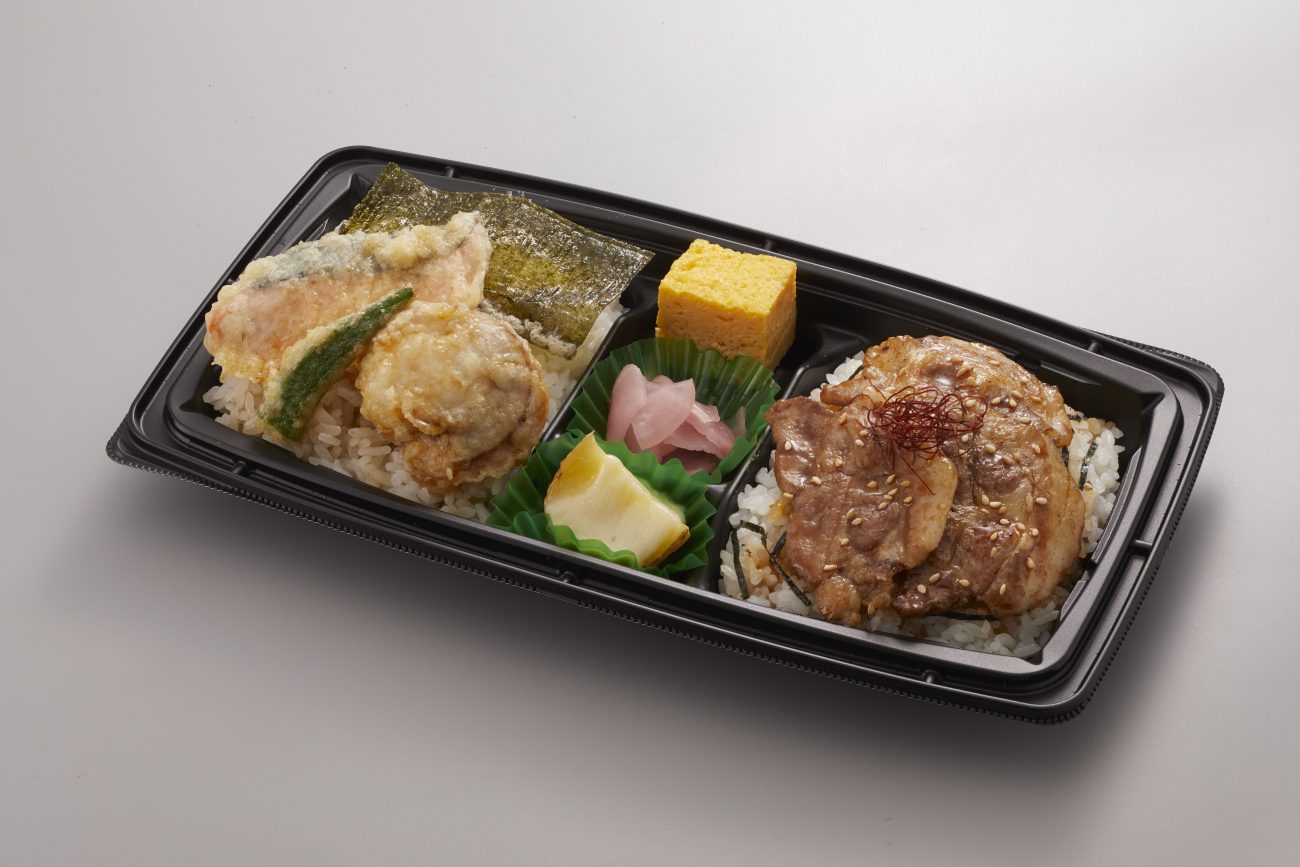 「よくばりダブル丼<北海天丼×豚丼>」