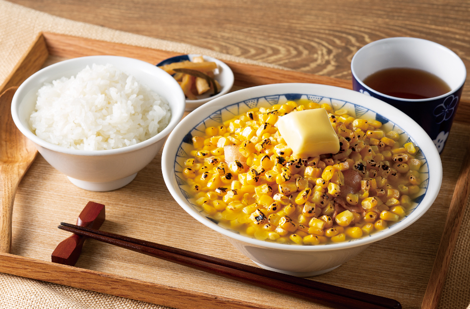 「味噌バターコーン豚汁定食」