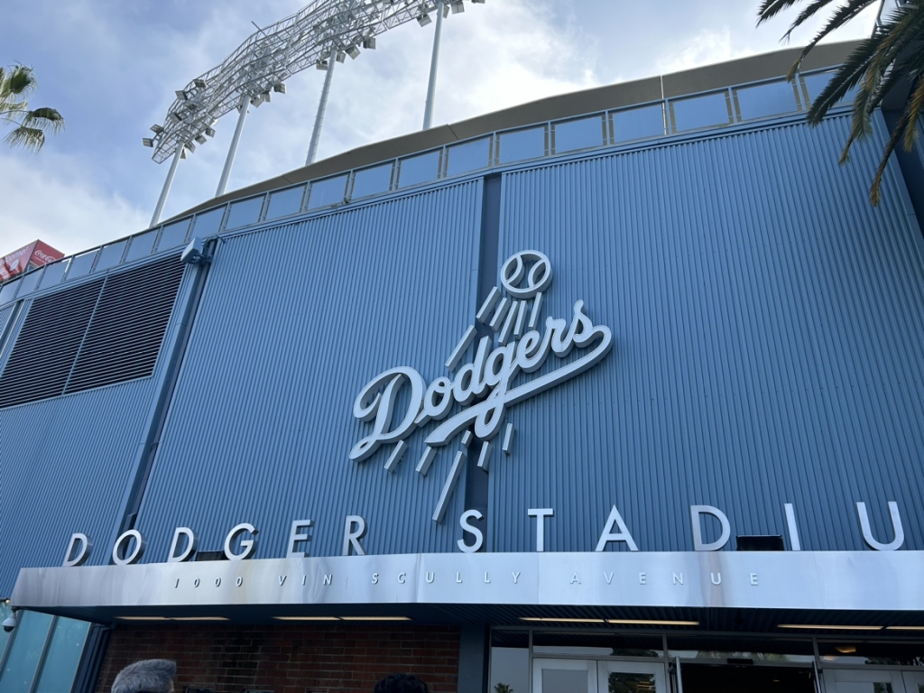 米カリフォルニア州の「ドジャー・スタジアム」
