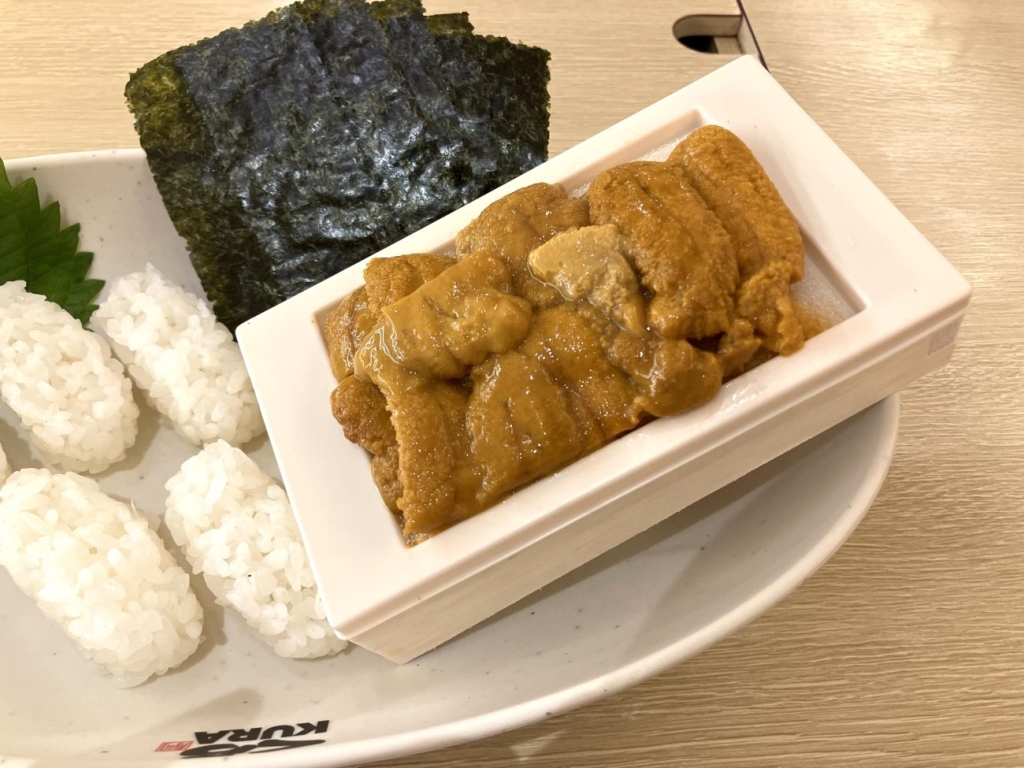 新物板うに手巻きセット