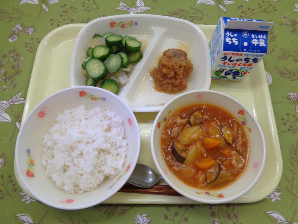 小林栄養教諭作成「セネガル料理を取り入れた給食」