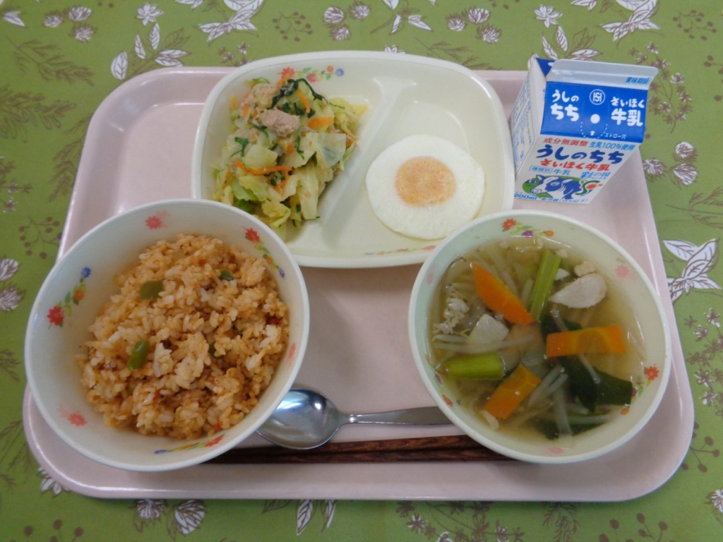 小林栄養教諭作成「マレーシア料理を取り入れた給食」